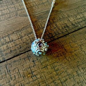 Brighton long necklace and matching earrings.